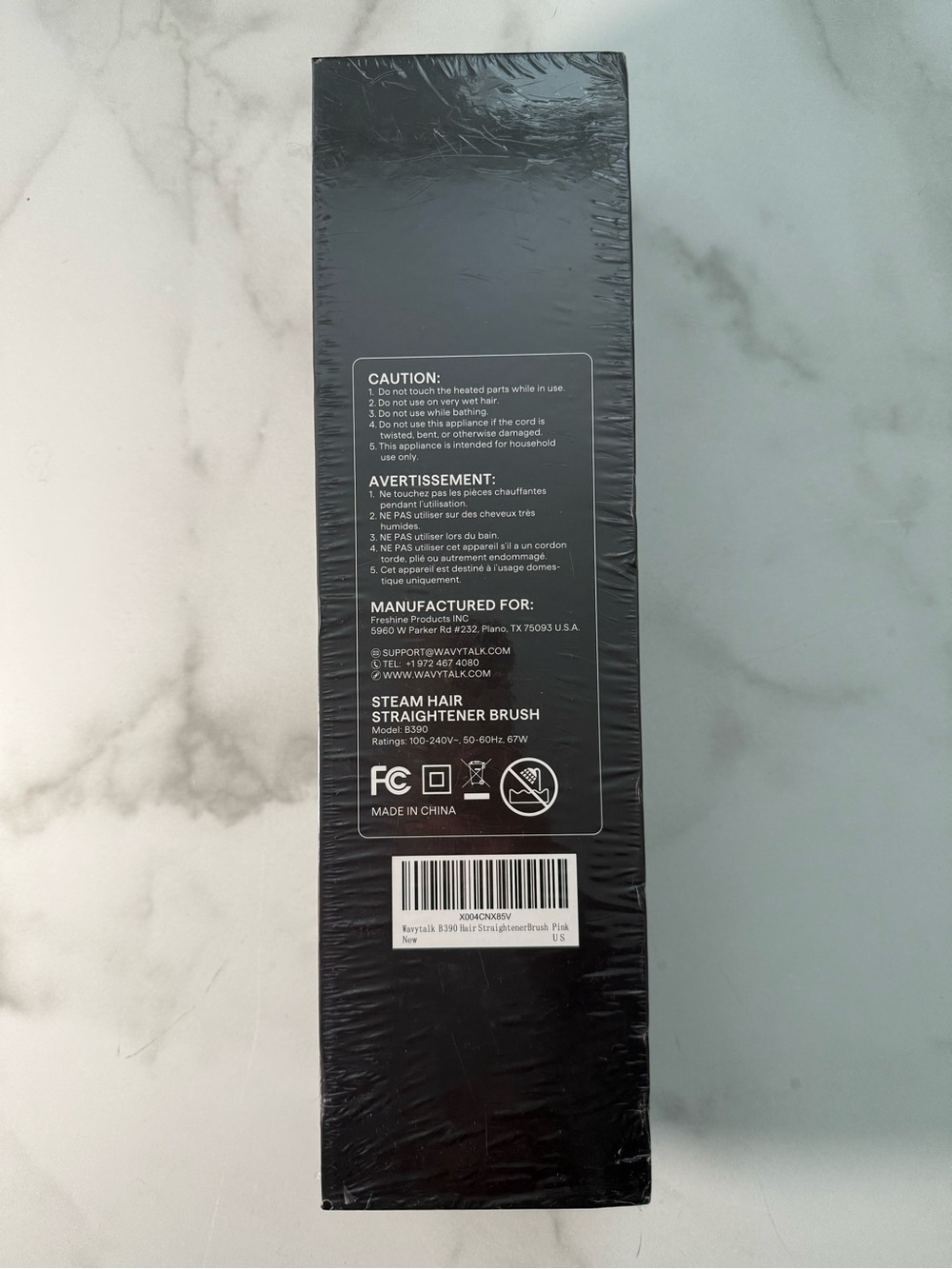 NEW Wavytalk Pro Steam Straightener Brush | Unopened | Original Packaging - Picture 4 of 11